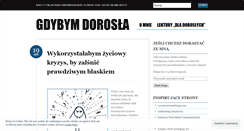 Desktop Screenshot of gdybymdorosla.com